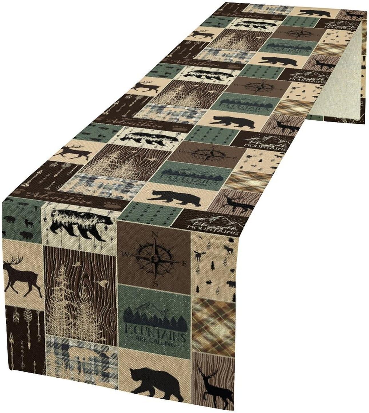 Rustikaler Farmhaus-Tischläufe – Outdoor Hunting Table Bewertung und Preis